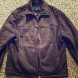 Docker’s Brown Faux-Fur Jacket